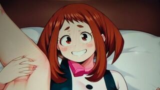 Ochako Uraraka Milf from My Hero Academia for Jizz Tribute - porn video