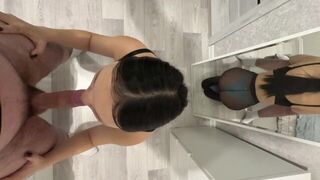 Stepsister helps me relax after work - porn video