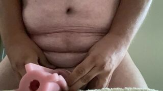 Fucking My Fleshlight and Pull Out Cum - porn video