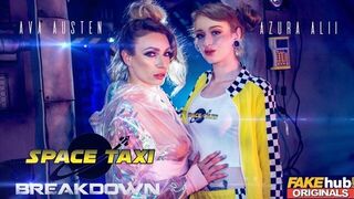 SPACE TAXI John turns up to fuck hairy redhead and hot MILF - porn video