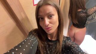 sweethead is looking for someone who will fuck her in the dressing room - porn video