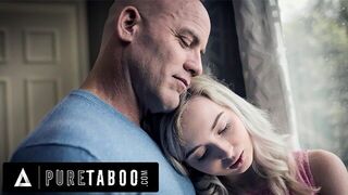 PURE TABOO Obedient Petite Virgin Lexi Lore Receives VERY SPECIAL Hug From Stepdaddy Derrick Pierce - porn video